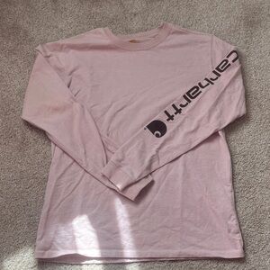 Carhartt Men's Light Pink Long Sleeve Tee